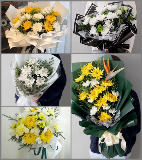 山西晋中平遥县襄垣乡白城村白事花束代送